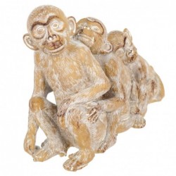 Figurine de singe blanc en...