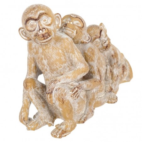 Figurine de singe blanc en résine 19*9*24cm