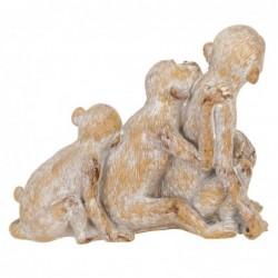 Figurine de singe blanc en résine 19*9*24cm