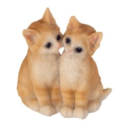 Figurine Chat Décorative en Résine - Ornement Bohème pour Amoureux des Chats - 8 cm d'Élégance et de Style
