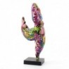 Figure de personne en résine multicolore 51 * 19 * 16cm Figure de danseur