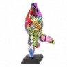 Figure de personne en résine multicolore 37 * 1 * 1cm Figure de danseur