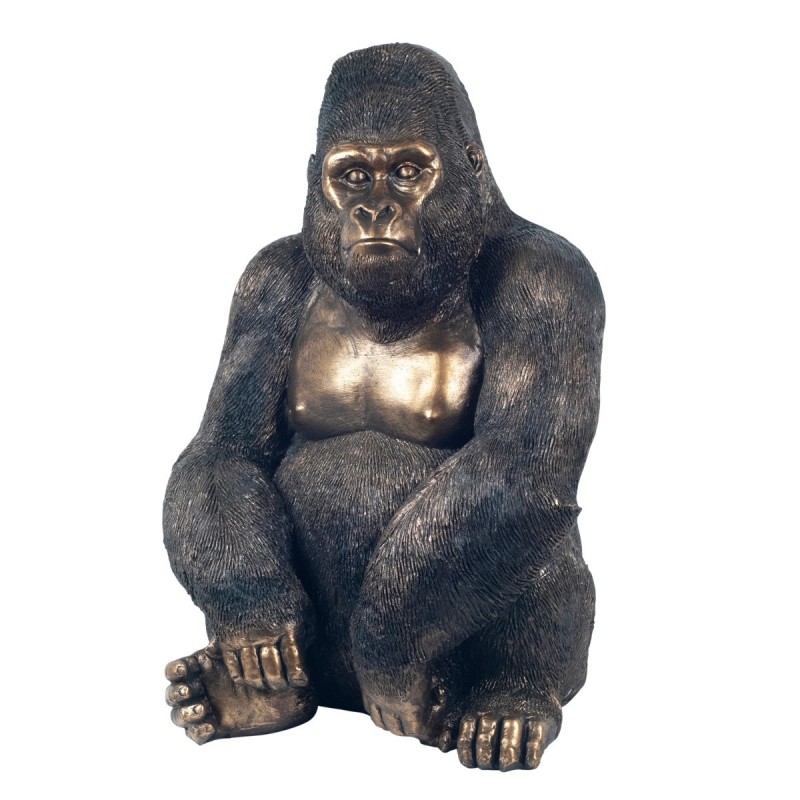 Figurine de singe en résine noire 91 * 50 * 66 cm Figurine de singe, gorille