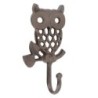 Cintre décoratif en forme de hibou en fonte, pour ornements muraux de Style rustique, idéal pour le jardin et la maison