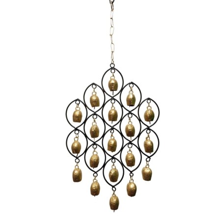 Mobile cloche décoratif oriental en métal à accrocher dans la maison, style unique et élégant, idéal pour la décoration