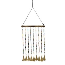 Mobile de cloche orientale décoratif en métal à suspendre à la maison, accessoires de décoration élégants et modernes