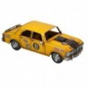 Voiture modèle de véhicule terrestre jaune en métal de 10 * 12 * 28cm