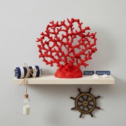 Corail marin en résine - Décoration d'intérieur nautique - Style océan - Ornement de collection