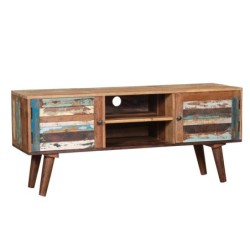 Meuble TV moderne pour salon, meuble TV, organiseur de divertissement, design élégant et fonctionnel