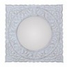 Miroir MDF blanc 2*50*50cm