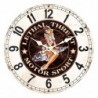 Horloge MDF marron 34*4*34cm