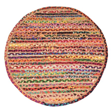 Tapis rond décoratif, entrée et salon, design moderne, antidérapant, idéal pour la maison, 90 cm, tissu résistant