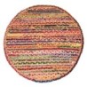 Tapis rond décoratif, entrée et salon, design moderne, antidérapant, idéal pour la maison, 90 cm, tissu résistant