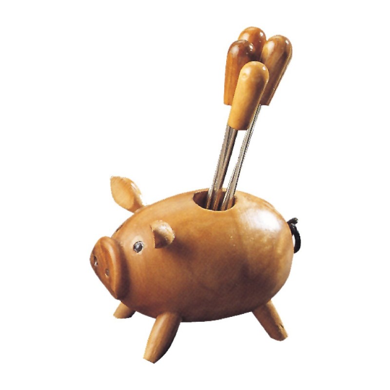 Brochette De Porc Avec 4 Brochettes Pour Ustensiles De Cuisine Collection Lavande Et Olive