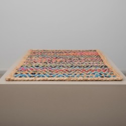 Tapis d'entrée antidérapant multicolore, décoratif et résistant, idéal pour le salon, la chambre, le couloir, la maison