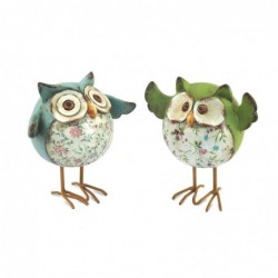 Hibou bleu et vert comprend...