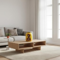 Vase décoratif représentant une femme avec des fleurs, design moderne, idéal pour le salon ou la chambre, cadeau original.