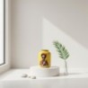 Vase décoratif représentant une femme avec des fleurs, design moderne, idéal pour le salon ou la chambre, cadeau original.