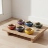 Brûleur d'encens 7 chakras, diffuseur d'arômes pour la méditation et la relaxation, porte-encens décoratif en laiton