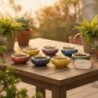Brûleur d'encens 7 chakras, diffuseur d'arômes pour la méditation et la relaxation, porte-encens décoratif en laiton
