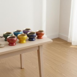 Brûleur d'encens Chakra 7, diffuseur d'arômes pour la méditation et la relaxation, décoration intérieure spirituelle.