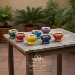 Brûleur d'encens Chakra 7, diffuseur d'arômes pour la méditation et la relaxation, décoration intérieure spirituelle.