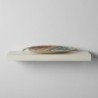 Porte-encens décoratif en forme de feuille, brûleur d'encens en aluminium fait main, accessoire d'aromathérapie zen