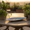 Porte-encens décoratif en forme de feuille, brûleur d'encens en aluminium fait main, accessoire d'aromathérapie zen