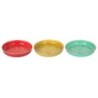 Plateau décoratif indien, lot de 3, pour la maison, design moderne, accessoire de décoration, idéal pour offrir.