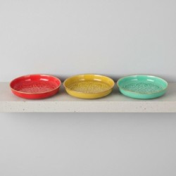 Plateau décoratif indien, lot de 3, pour la maison, design moderne, accessoire de décoration, idéal pour offrir.