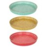 Plateau décoratif rond de style indien pour la maison - Lot de 3 pièces - Idéal pour les décorations de table et les