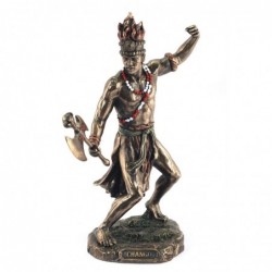 Chango God Figure Bronze...