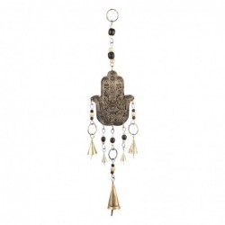 Pendentif Main Fatima 5 Pendentifs Décoration Pendentifs Métal Collection Orientale