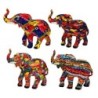 Figurine décorative éléphant Pop Art, design moderne, idéale pour le salon, le bureau ou la décoration intérieure.