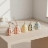 Cloches décoratives multicolores à suspendre, lot de 5, fabrication artisanale, idéales pour la décoration intérieure