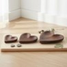Plateaux décoratifs en bois en forme de cur, lot de 3, polyvalents pour salle à manger, cuisine, salon, cadeau idéal.