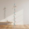 Poisson décoratif en bois fait main - Décoration murale de style ethnique - Idéal pour la maison et le bureau