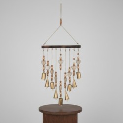 Mobile décoratif en bois en forme de cur à suspendre - Idéal pour la décoration intérieure et comme cadeau original
