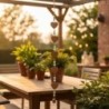 Pendentif décoratif en forme de cur de style bohème pour la maison, design unique et artisanal, idéal comme cadeau