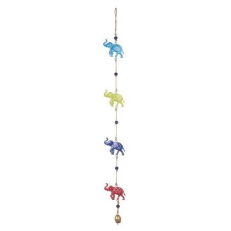 Éléphant décoratif en métal à suspendre pour la maison  Artisanat indien  Design unique  Cadeau idéal pour les amoureux