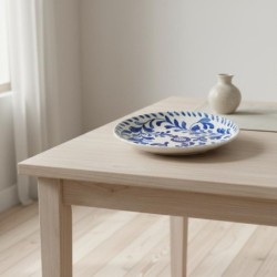 Assiette plate en céramique - Idéale pour un usage quotidien et les occasions spéciales - Design élégant et durable