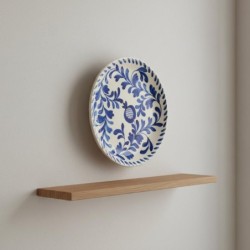 Assiette plate en céramique - Idéale pour un usage quotidien et les occasions spéciales - Design élégant et durable