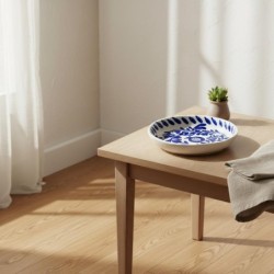 Assiette creuse en céramique au design bohème, vaisselle moderne et élégante, idéale pour les soupes et les pâtes,