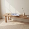 Plateau décoratif bohème en céramique pour la maison, idéal pour les centres de table et la décoration du salon, durable