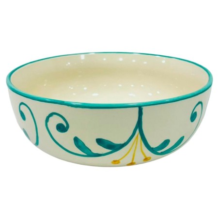 Grand bol décoratif pour table basse, design bohème, idéal pour les fruits ou les salades, décoration moderne