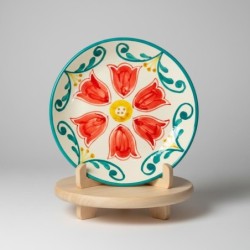 Assiette plate en céramique - Idéale pour un usage quotidien et les occasions spéciales - Design élégant et durable