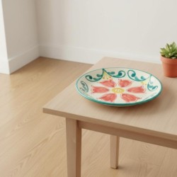 Assiette plate en céramique - Idéale pour un usage quotidien et les occasions spéciales - Design élégant et durable