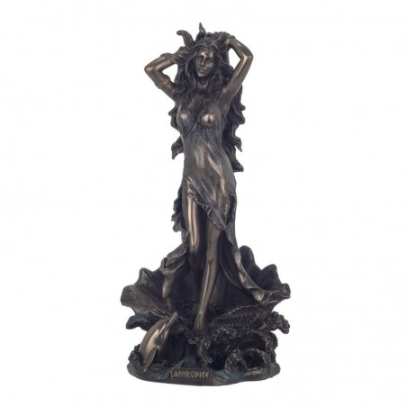 Déesse Aphrodite Coming Out Sea Bronze Figures Collection Classique