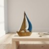 Voilier décoratif en bois pour la maison - Maquette nautique de collection - Idéal comme cadeau et décoration nautique