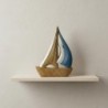 Voilier décoratif en bois pour la maison et le bureau  Modèle de style nautique  Cadeau idéal pour les amoureux de la mer